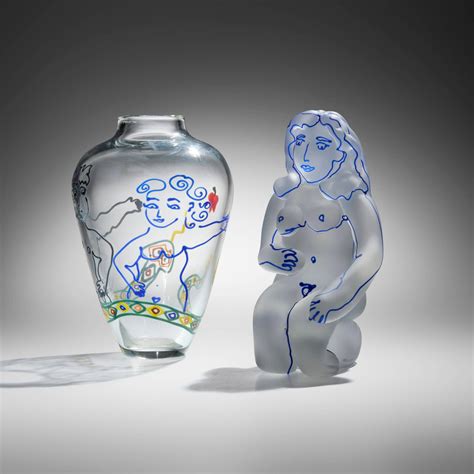 At Auction Richard Jolley Richard Jolley Female Nude Sitting On A Stool Adam Eve Two Works