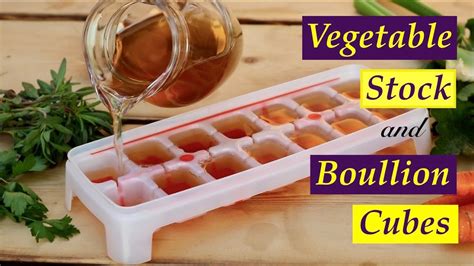 Vegetable Broth And Boullion Cubes Vegetable Stock Youtube