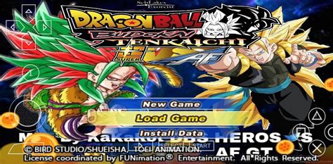 Android PSP Game Dragon Ball Super Vs AF DBZ TTT MOD Download