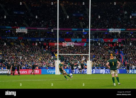 South Africa S Handre Pollard Scores A Penalty During The Rugby World