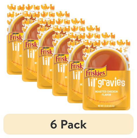 Pack Purina Friskies Lil Gravies Gravy Soft Chicken Wet Cat Food