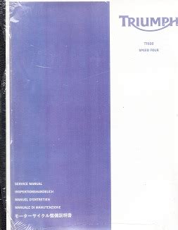 Triumph Speed Four Service Manual