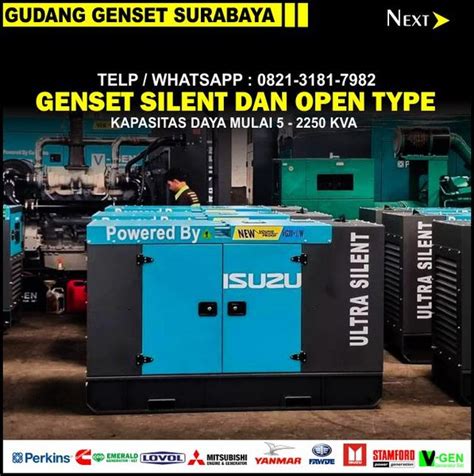 Jual Genset Isuzu Foton 30 Kva Murah Genset 30 Kva Jual Genset