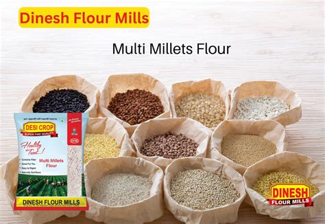 Buy Multi Millets Flour Millet Atta Mix Dinesh Flour Mills