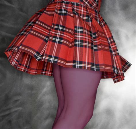 Fashion Tights Skirt Dress Heels Plaid Skirt Sexy Plaid Skirt Outfit