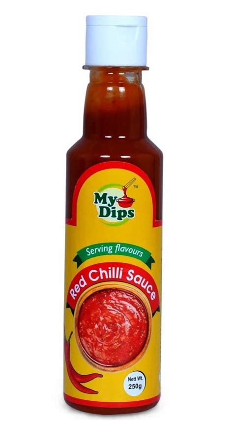 MyDips Red Chilli Sauce Packaging Type Bottle Packaging Size 250 G