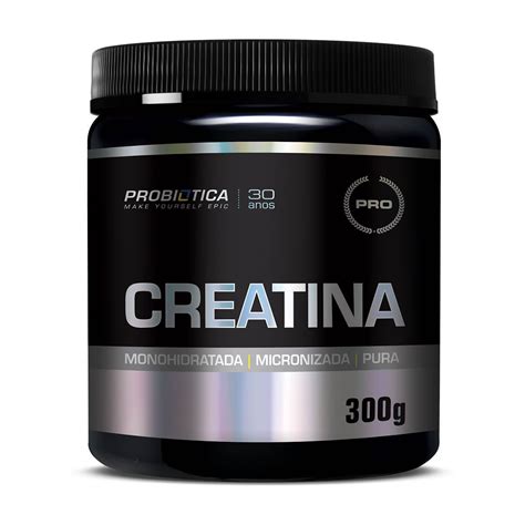 Creatina Monohidratada Pura 300g Probiótica otimanutri br