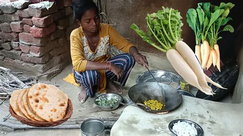 आज हमने बनाई है मूली की स्वादिष्ट सब्जी Today We Have Made Delicious