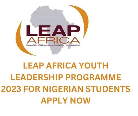 Leap Africa Youth Leadership Programme