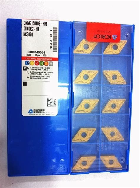 KORLOY Insert DNMG150408 HM NC3020 Indexable Carbide Turning Cutters