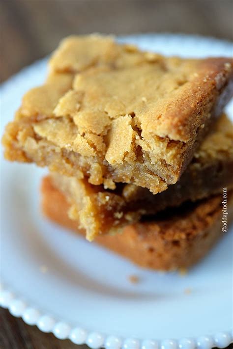 Salted Caramel Blondies Recipe Add A Pinch