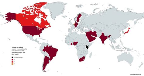 Name A Country And Ill Tell You What We Learnt About It In The High