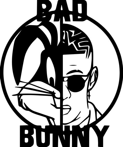 Bad Bunny Bad Bunny Svg Yo Perreo Sola Svg Bad Bunny Logo Inspire