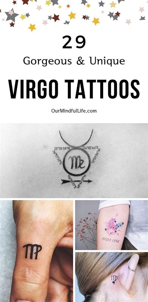 29 Gorgeous And Unique Virgo Tattoos Ourmindfullife Zodiac