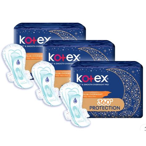 Bundle Of Kotex Soft Smooth Slim Overnight Pads Cm Cm Cm