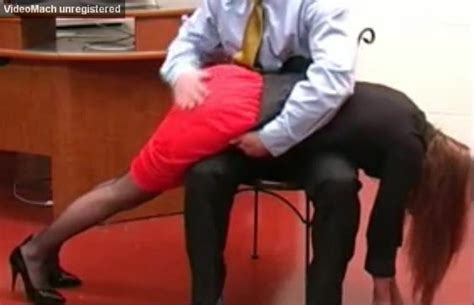 Secretary Otk Spanking Porn Xhamster