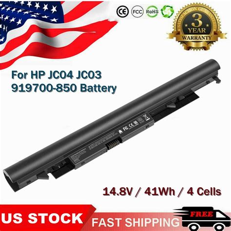 Jc Jc Battery For Hp Hstnn Pb Y Hstnn Lb V