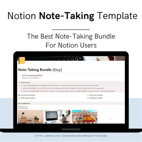 Notion Note Taking Template Take Note With Productivity With Notion