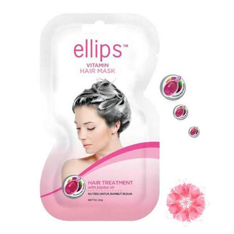 Jual Sachet Ellips Hair Mask Hair Treatment 20gr Shopee Indonesia