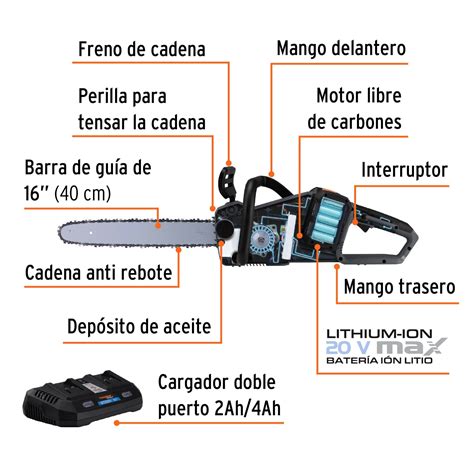 Ficha Tecnica Motosierra Inal Mbrica V Sin Carbones Truper Max