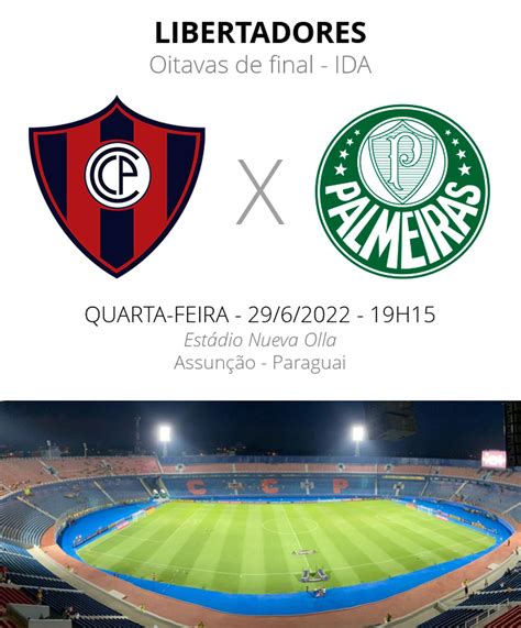 Cerro Porteño x Palmeiras veja onde assistir escalações desfalques e