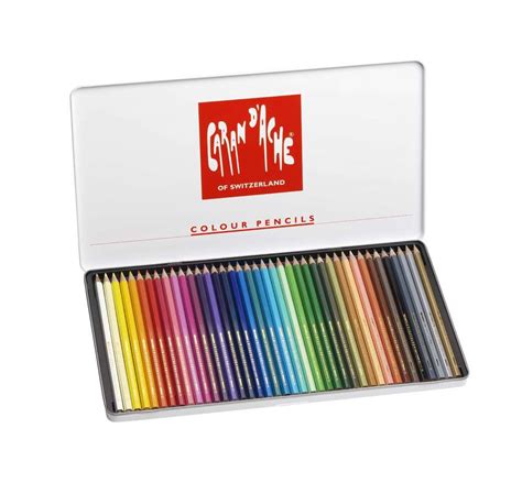 Crayons de couleur aquarellables boîte de 40 Swisscolor