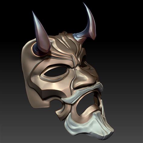 Artstation Oni Mask Nick Real