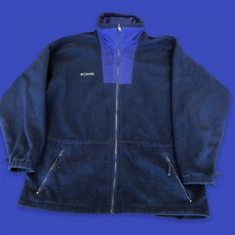 Vintage Columbia Zip Up Fleece Outdoor Style Fleece Etsy