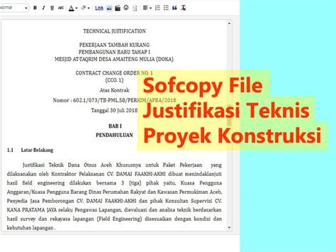 Apa Itu Justifikasi Teknis Adalah Imagesee