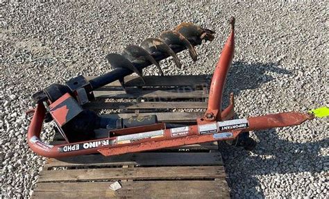 Rhino 3 Pt Post Hole Digger W 12 Auger Schneider Auctioneers Llc