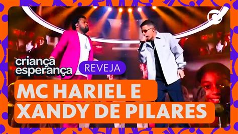 MC Hariel e Xande de Pilares animam o palco do Criança Esperança