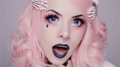 🎨pastel Goth Transformation Pastel Goth Makeup Goth Makeup Goth