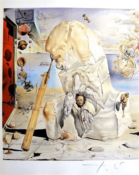 Sold Price Salvador Dali Dali De Gala Hand Signed Print In Blue