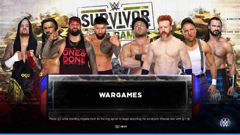 WWE War Games The Bloodline Vs The Brawling Brutes With Drew Mcintyre