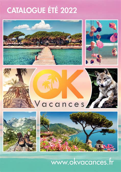 Calam O Catalogue T Ok Vacances S Jours Adapt S