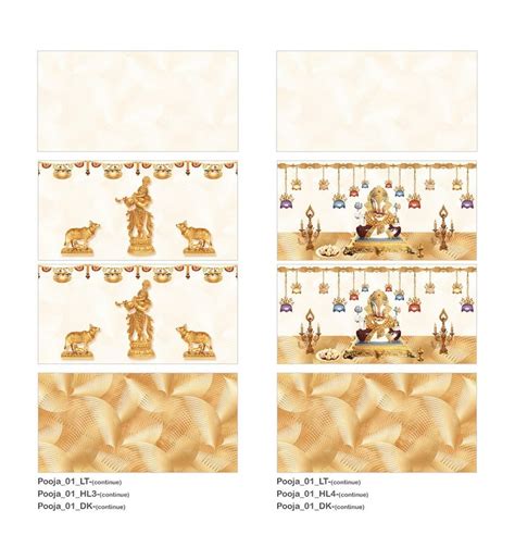 Kissa Glossy Ceramic Wall Tiles For Pooja Room X X Mm At Rs