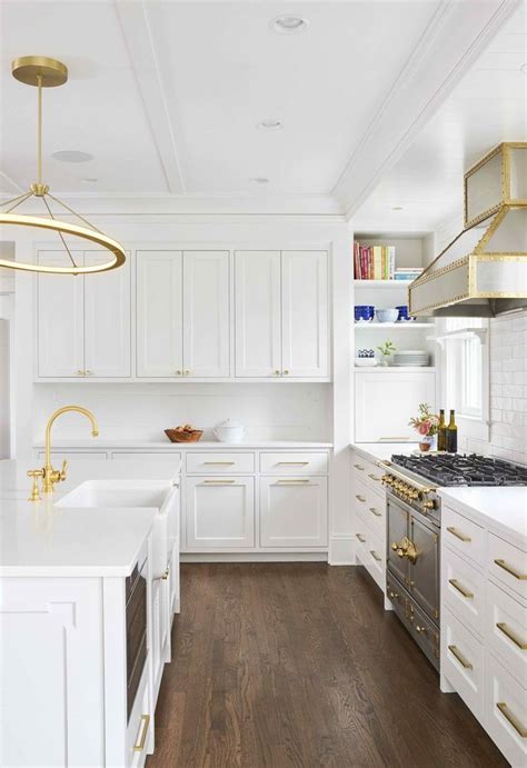 How To Design A Luxurious White And Gold Kitchen Gold Kitchen White