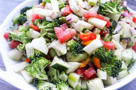 Chayote Salad With Broccoli And Cucumber Delicious For Dinnertime