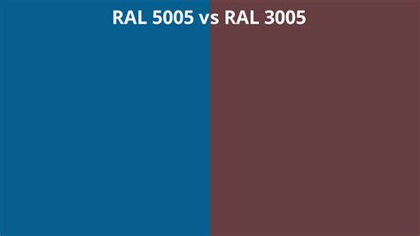 RAL 5005 vs 3005 | RAL colour chart UK