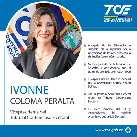 TCE Ecuador on Twitter Compartimos una breve biografía con los