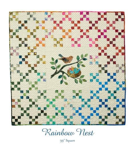 Rainbow Nest Quilt Kit By Edyta Sitar