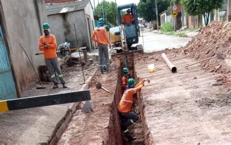 Ruas de Cuiabá serão interditadas para obras do sistema de esgoto a