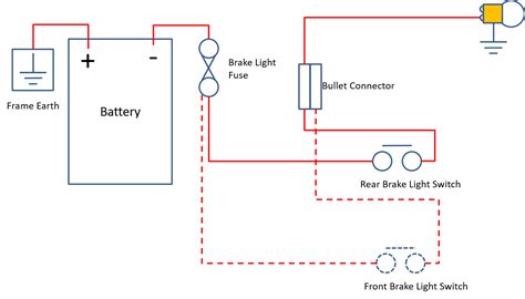 Draw A Simple Brake Light Circuit