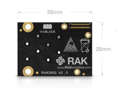 RAK Wireless LoRa WisBlock Interface RS485 Module RAK5802