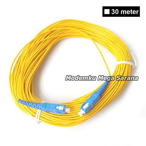 Networking Kabel Fiber Optik 30 Meter Kabel Fiber Optik Patchcord