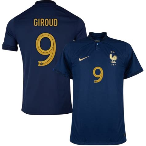 Giroud French Team Home Jersey World Cup One Football