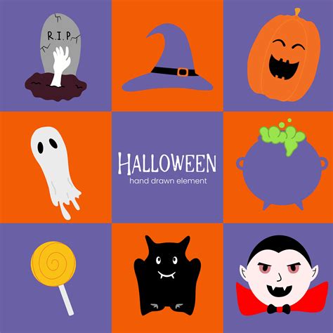 Halloween Element Vector Illustration 34966232 Vector Art At Vecteezy