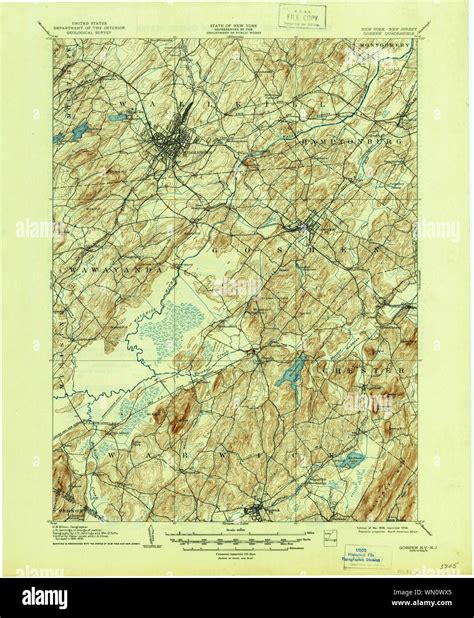 Map Of Goshen New York Hi Res Stock Photography And Images Alamy