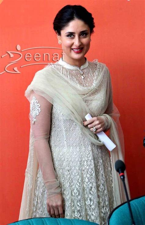 Kareena Kapoor In White Anarkali Suit White Anarkali Fashion