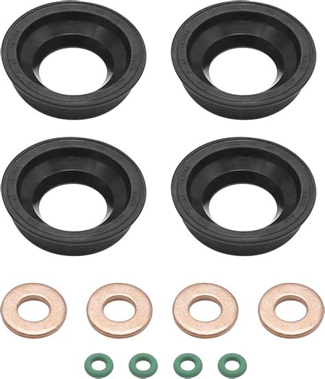 Fuel Injector Seals Kit Injector Bolts Kit Injector Seal Washer O Rings